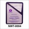 NWT-0004 Recognition Award Plaque