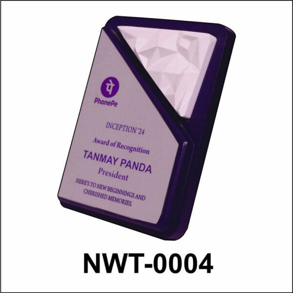NWT-0004 Recognition Award Plaque
