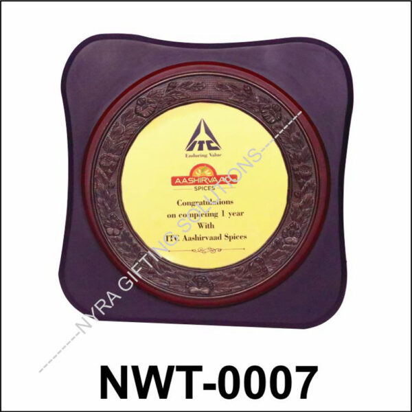 NWT-0007 Decorative Recognition Plaque