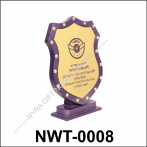 NWT-0008 Shield-Shaped Recognition Plaque