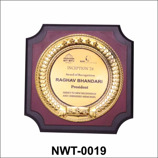 NWT-0019 is a Premium award Plaque