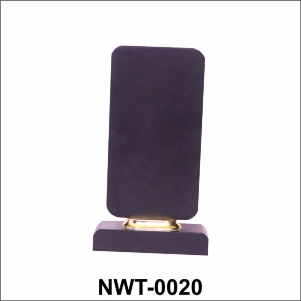 NWT-0020 is a personalized wooden trophy