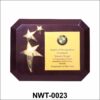 NWT-0023 BMW Star Performer Wooden Plaque